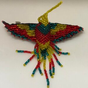 Hummingbird Beaded Hair Clip‎